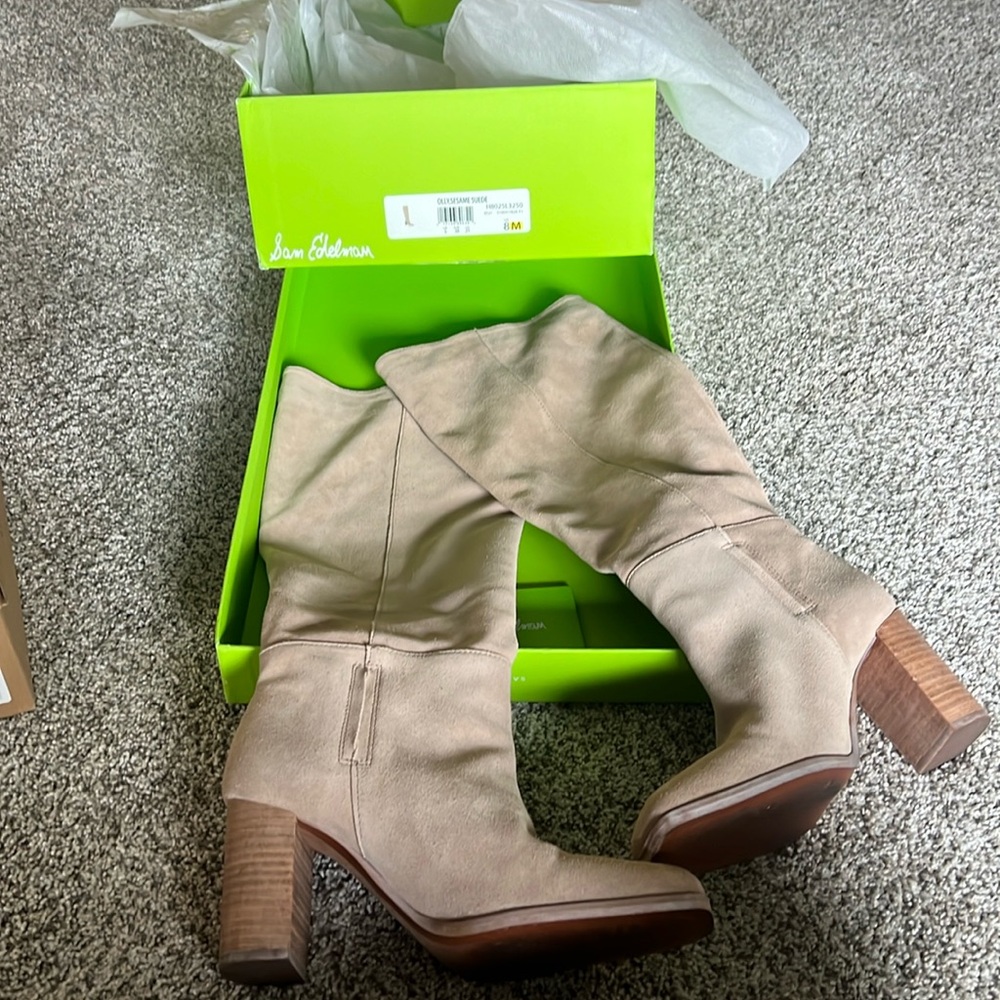 Sam edleman size 8m knee high boot